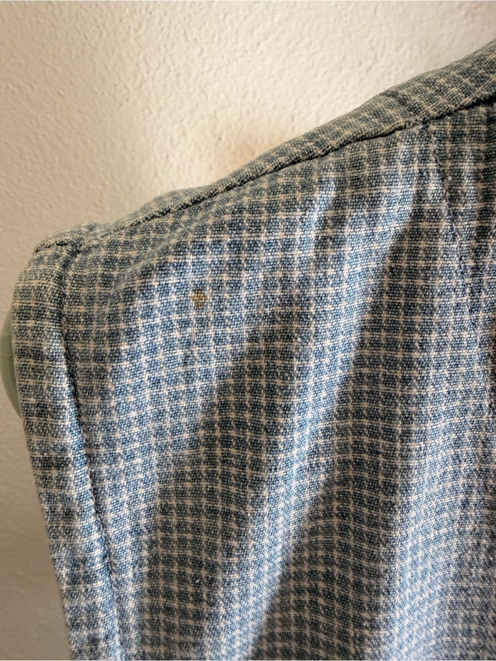 Vintage Women’s Checkered Denim Dress - Picture 5 of 6